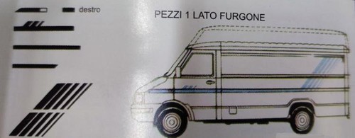 Adesivi stripes per iveco - per,