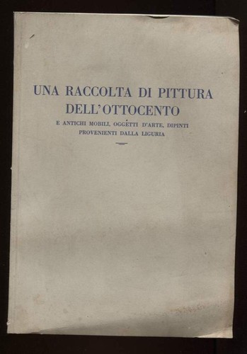 Raccolta pittura ottocento - raccolta,