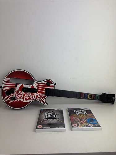 Wii guitar hero - wii, aerosmith
