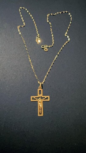 Collana con crocifisso - collana,