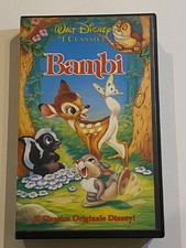 Bambi Disney VHS 1992 I Classici Videocassetta da collezione