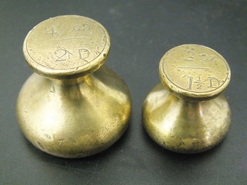 Pair vintage brass - pair,