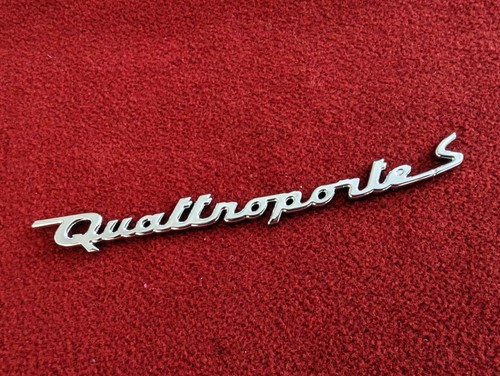Maserati quattroporte logo - s,