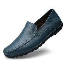 scarpe Uomo Mocassino pelle casual eleganti slip-on traspiranti