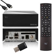 ►VU+ Zero 4K SE Ultra HD HDR Ricevitore PVR satellitare, Smart HbbTV, Mediateca, 300 WiFi✅