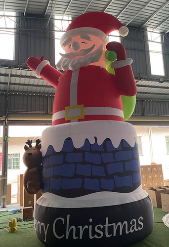 Babbo natale gigante - babbo,