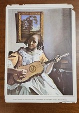 Antica Stampa SUONATRICE DI