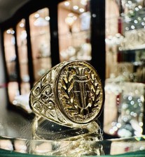 Anello Araldico Uomo in Oro