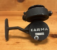 Mulinello da Pesca Vintage KARMA Open Face Made in Italy Anni 50 da Collezione