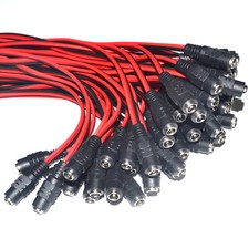 10pcs 5.5*2.1mm 30cm 12V DC