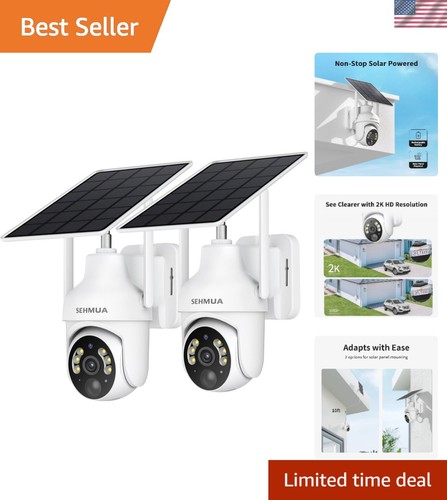 Due telecamere sicurezza 2k - telecamere,
