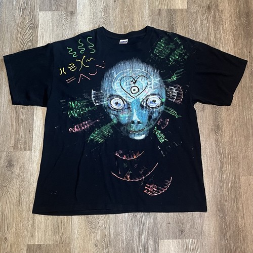 Shirt ufo alieno dipinta - ufo,