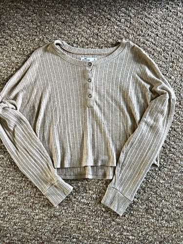 Maglione donna hollister beige - donna,