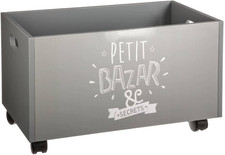 Box in Legno Su Rotelle per