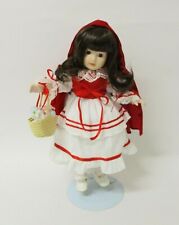 BUON NATALE - BAMBOLA  "CAPPUCCETTO ROSSO" IN PORCELLANA ALT.38-810-