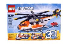 Lego Creator 7345 - Elicottero da trasporto, nello scatolo e con istruzioni