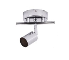 Faretti spot Portalampade Soffitto Orientabile Applique Silver 1 GU10 880
