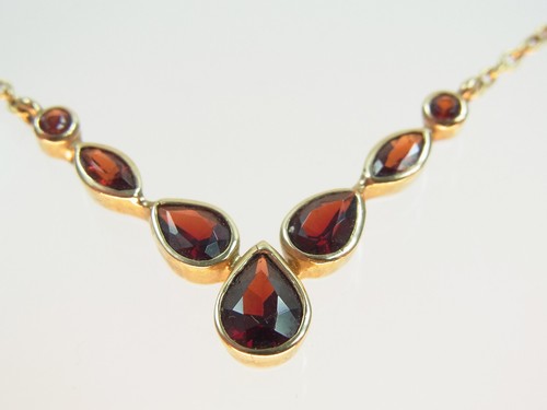 Collier granato 333 con 7 - granato,