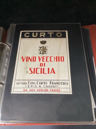 Etichetta vino pubblicitaria - vino,