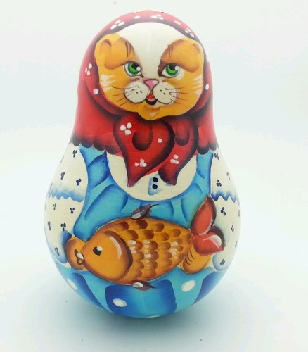Gatto con pesce - , poly
