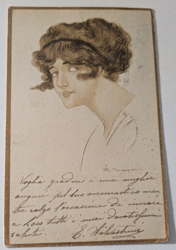 Cartolina illustrata - , g