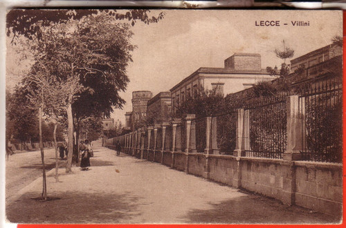 Cartolina lecce non - fp,