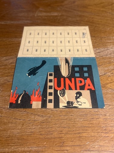 Tessera unpa unione nazionale - tessera, unpa-unione