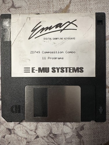 Emax sound library - emax, floppy