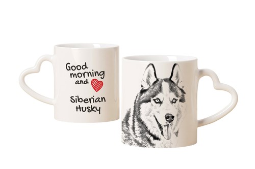 Siberian husky tazza - con, cane