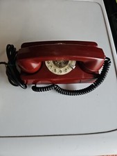 Telefono rosso disco - rosso, a