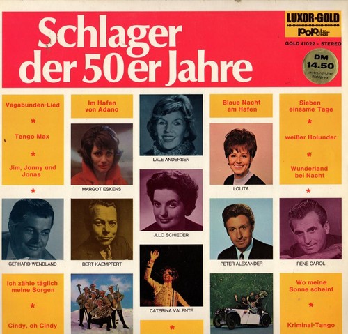 Schlager der 50er jahre - schlager,