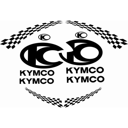 Set adesivi nero for kymco - adesivi,