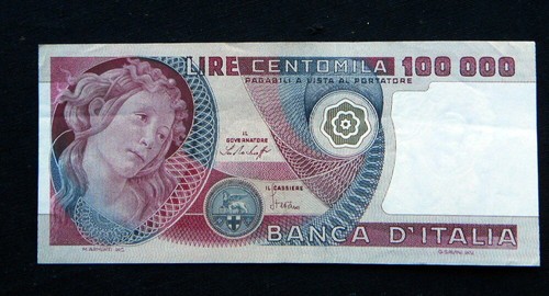 1978 italy banknote 100000 - 1978,