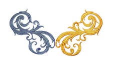 Applique ricamata con