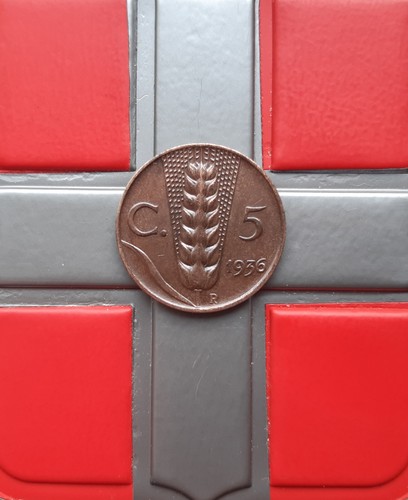 5 centesimi 1936 - ,