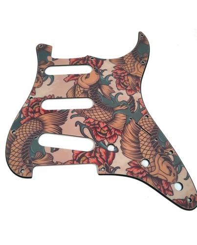 Pickguard carp koï tattoo - pickguard,