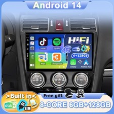 Autoradio Per Subaru Forester/XV/WRX /Impreza GPS Android 14 CarPlay Navi DAB+9"