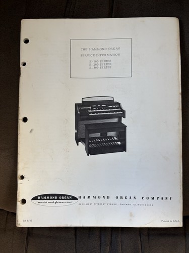Hammond 100 200 e - e-100, e-300