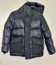 SCOTCH BONNET Giubbotto imbottito invernale con cappuccio caldo piumino blu navy bambino - Taglia 12 anni