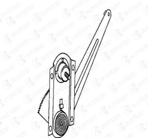 Alzavetro manuale sinistro - alzavetro,