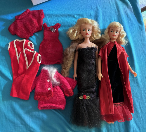 Due bambole vestiti vintage - e,