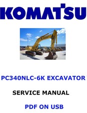 Komatsu PC340NLC-6K Escavatore