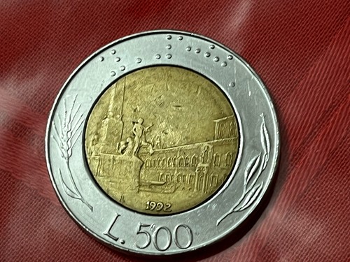 Moneta collezione 500 lire - moneta,