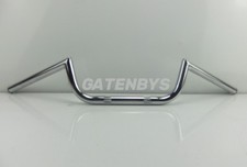 Manubrio Retro Clubman Custom Moto Cafe Racer Acciaio CROMATO 22mm 7/8"