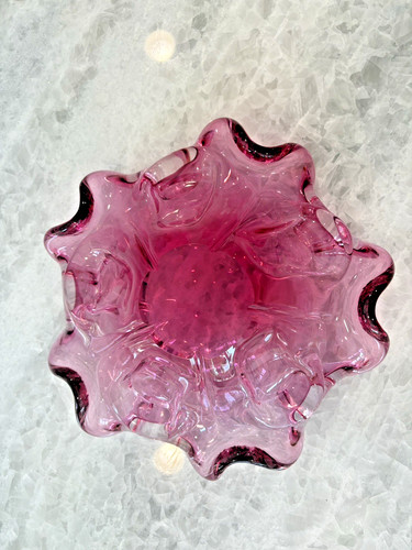 Ciotola fiori vetro - , arte