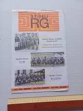 RG stivali Enduro 1973 depliant originale italiano