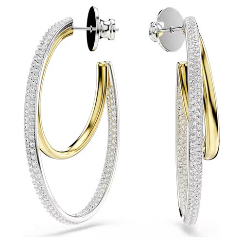 Orecchini cerchio swarovski - orecchini, a