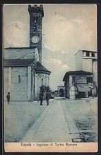 Fiesole, Ingresso al Teatro Romano, cartolina 