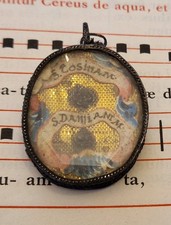 D129) Reliquiario italiano San