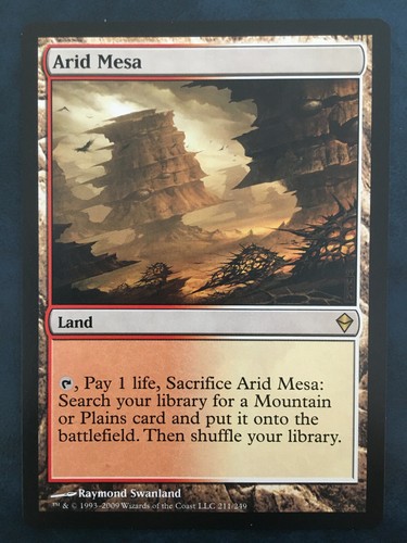Arid mesa zendikar - mesa,